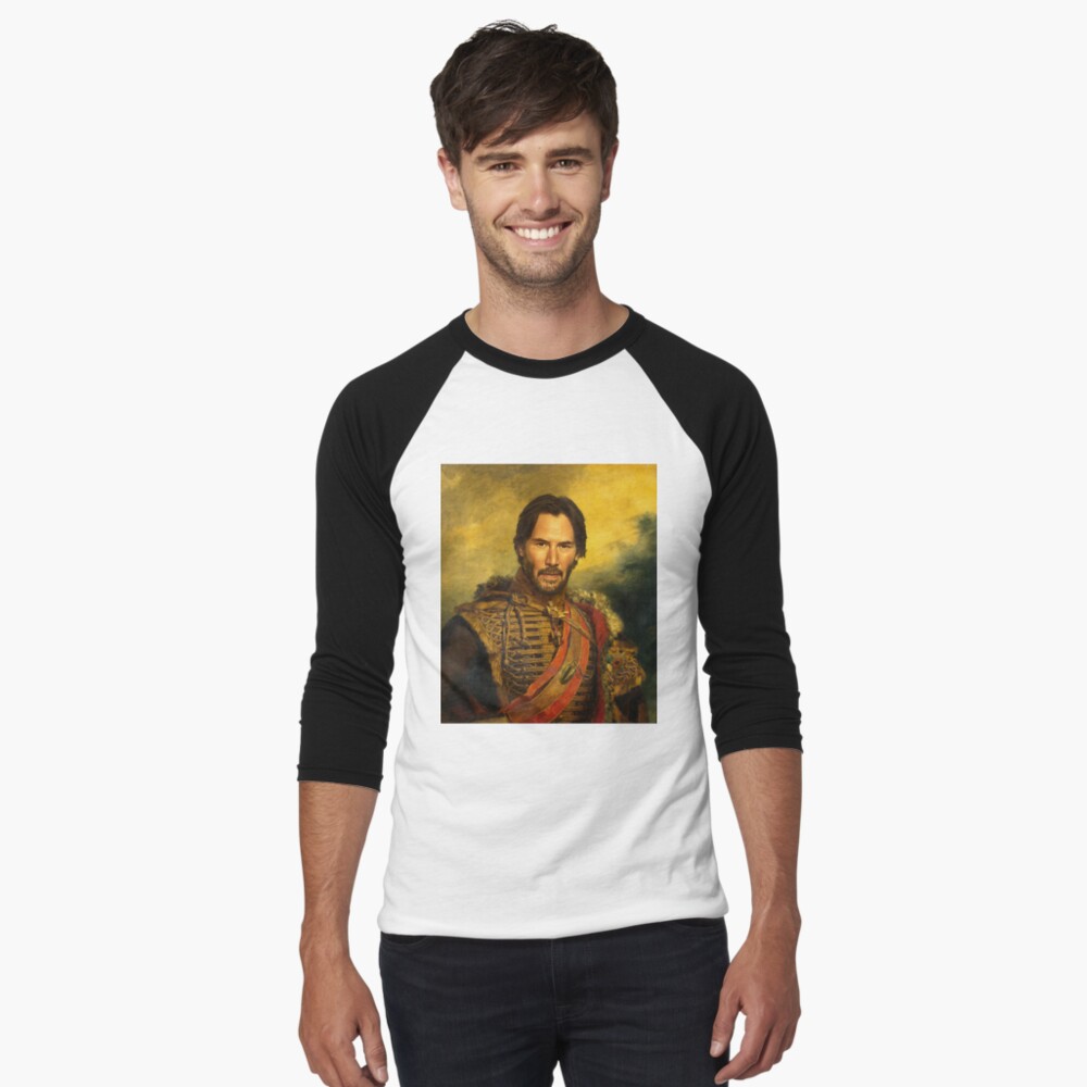 Artikel-Vorschau von Baseballshirt mit 3/4-Arm, designt und verkauft von replaceface.