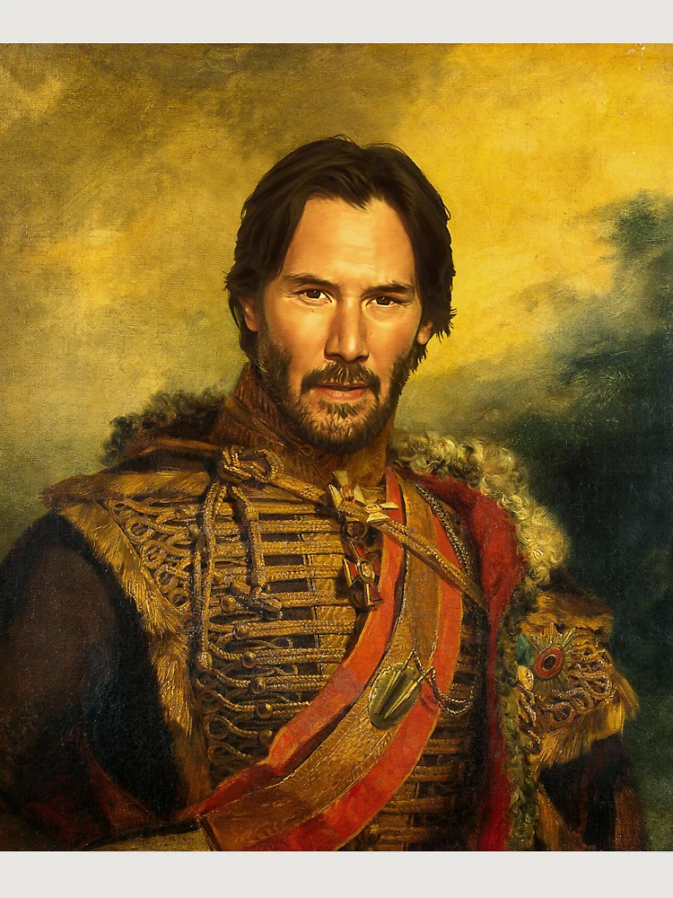 Thumbnail 6 of 6, Premium Oversized Sweatshirt, Keanu Reeves - replaceface designed and sold by replaceface.