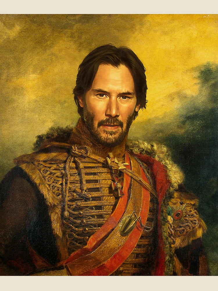 Thumbnail 4 of 4, Relaxed T-Shirt, Keanu Reeves - replaceface designed and sold by replaceface.