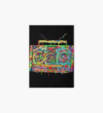 Boom Box Art Board Print