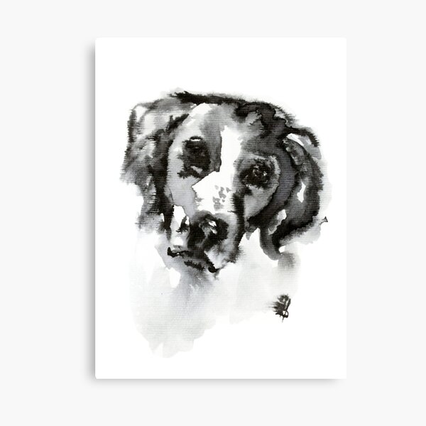 Ink Spaniel Canvas Print