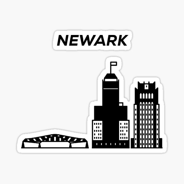 Item preview, Newark Skyline, New Jersey, USA designed and sold by marosharaf.