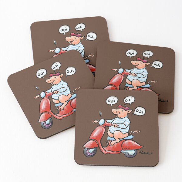 Item preview, This Little Pig Went "Oui! Oui! Oui!" designed and sold by Kat Kuo.