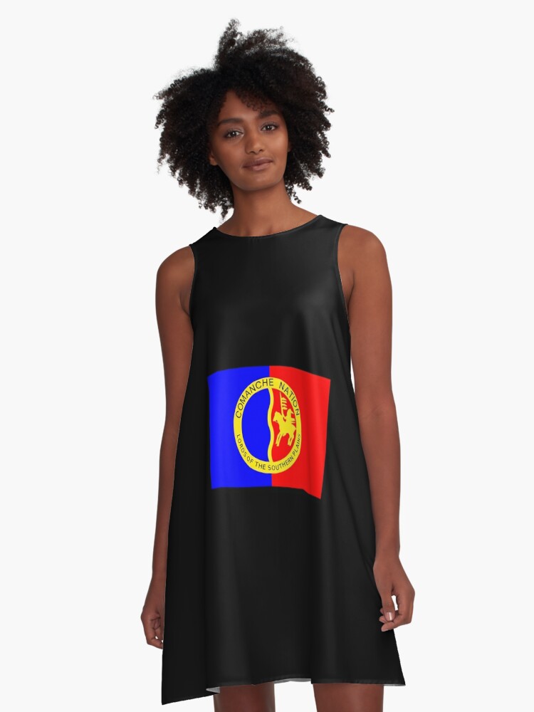 Tribal Flag of the Indigenous Comanche Indian Nation | Leggings