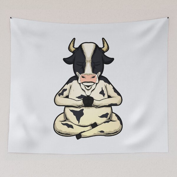 Item preview, cow yoga cow yoga funny animal designs fitness designed and sold by V A R G A S S T Y L E.