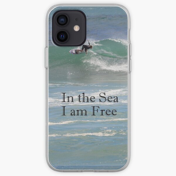 In the Sea I am Free - Gold Coast Australia iPhone Soft Case