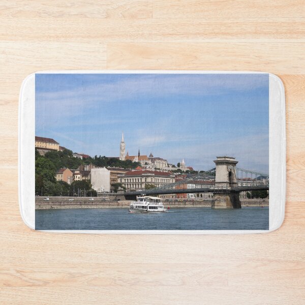 Item preview, Chain bridge on Danube river landmark Budapest Hungary designed and sold by goceris.