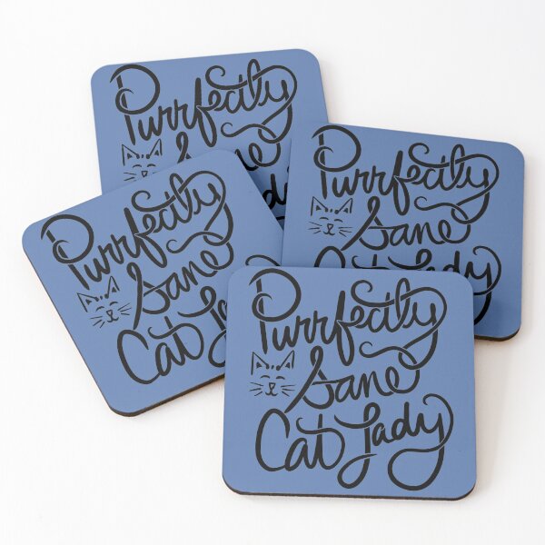 Item preview, Purrfectly sane cat lady designed and sold by FrictionMaxxing.