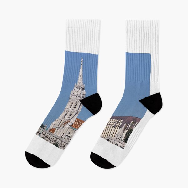 Item preview, Matthias church and Fishermans bastion towers Budapest Hungary designed and sold by goceris.