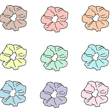 Artwork thumbnail, VSCO scrunchie colour pack by Pastel-PaletteD