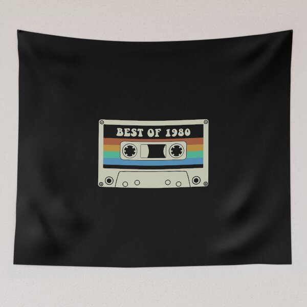 Item preview, Vintage Best of 1980 40th Birthday Gift Cassette Tape designed and sold by ThreadsNouveau.
