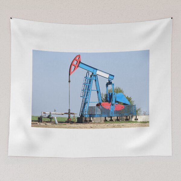 Item preview, Pump jack on field oil industry designed and sold by goceris.