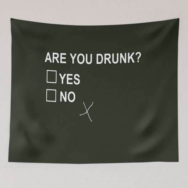 Item preview, Are You Drunk Yes No Checkbox Party Fun designed and sold by taiche.