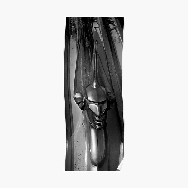 Pontiac Indian Hood Ornament Poster By Jeffreysinnock Redbubble