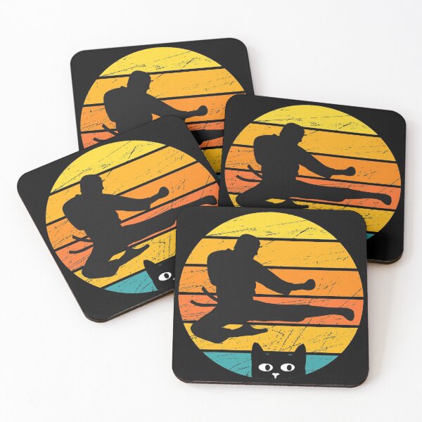 Item preview, Cat Karate Taekwondo Martial Arts Design designed and sold by Midlife50.