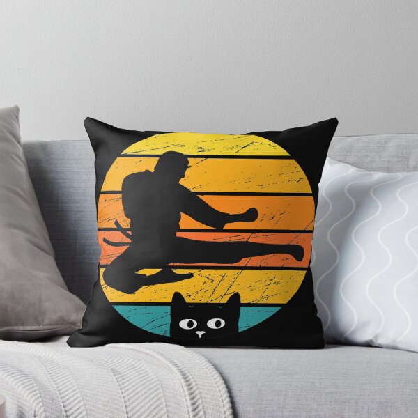 Item preview, Cat Karate Taekwondo Martial Arts Design designed and sold by Midlife50.