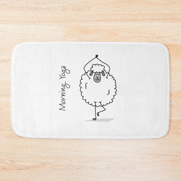 Item preview, Funny sheep doing tree asana for yoga lover designed and sold by Kudryashka.