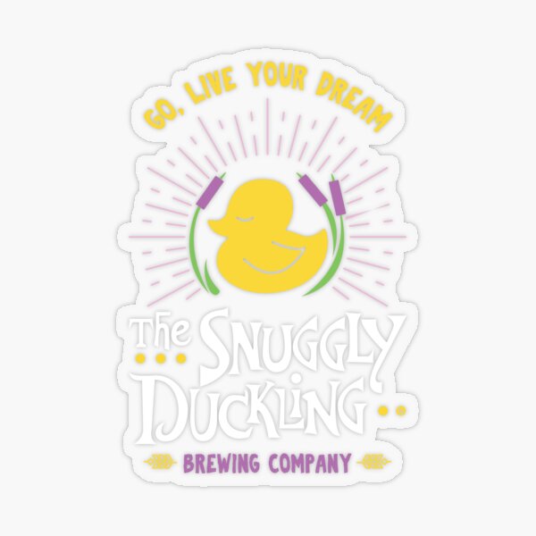 Snuggly Duckling Brewing Company - Tangled Transparent Sticker
