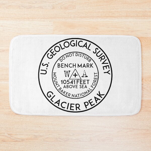 Item preview, BENCHMARK GLACIER PEAK WASHINGTON USGS GEOCACHING HIKING CLIMBING designed and sold by DESTINATIONS DECAL.