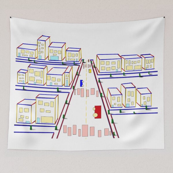 Item preview, Busy City  designed and sold by theerraticmind.