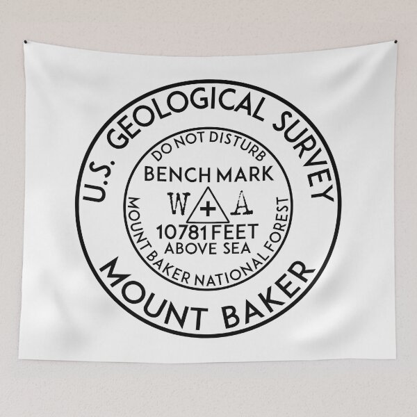 Item preview, BENCHMARK MOUNT BAKER NATIONAL PARK WASHINGTON USGS GEOCACHING HIKING CLIMBING designed and sold by DESTINATIONS DECAL.