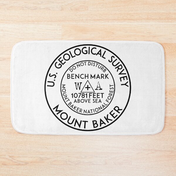 Item preview, BENCHMARK MOUNT BAKER NATIONAL PARK WASHINGTON USGS GEOCACHING HIKING CLIMBING designed and sold by DESTINATIONS DECAL.