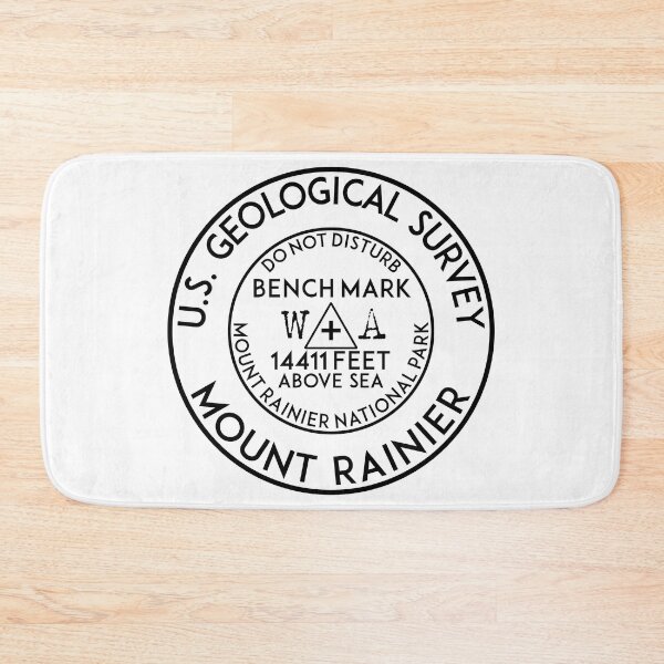 Item preview, BENCHMARK MOUNT RAINIER NATIONAL PARK WASHINGTON USGS GEOCACHING HIKING CLIMBING designed and sold by DESTINATIONS DECAL.