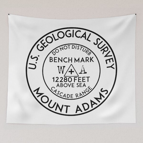 Item preview, Mount Adams Benchmark Bench Mark Cascade Range Cascades 2 designed and sold by DESTINATIONS DECAL.