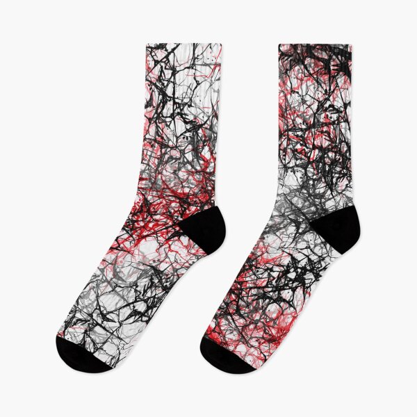 Item preview, Red and black crackle design  designed and sold by theerraticmind.
