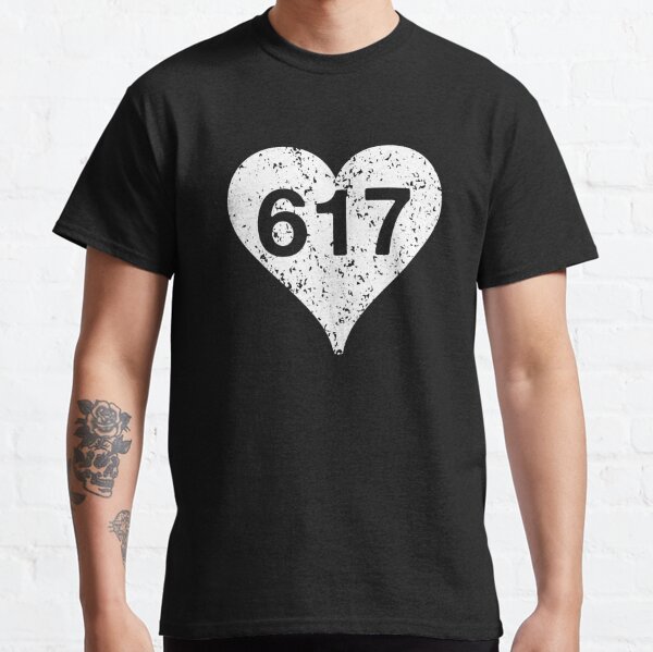 Boston 617 Strong Gray Baseball Style Magnet