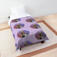 chemistry dog meme Comforter