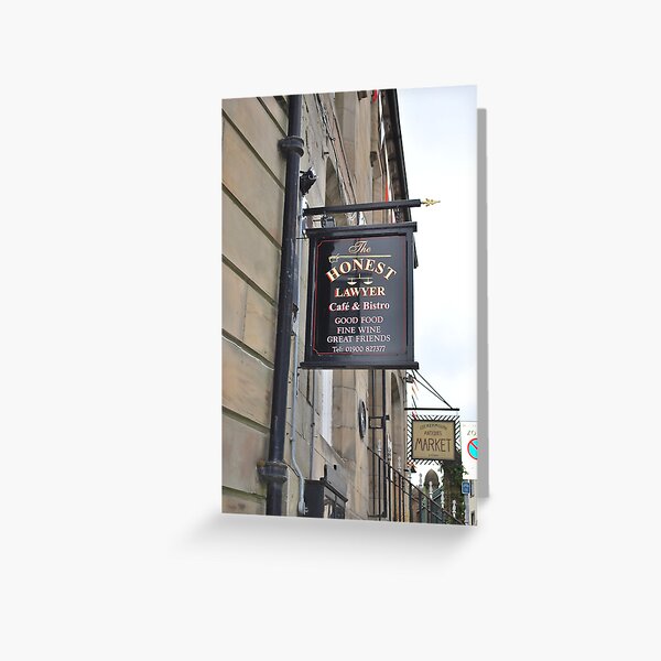 Honest Lawyer Greeting Card