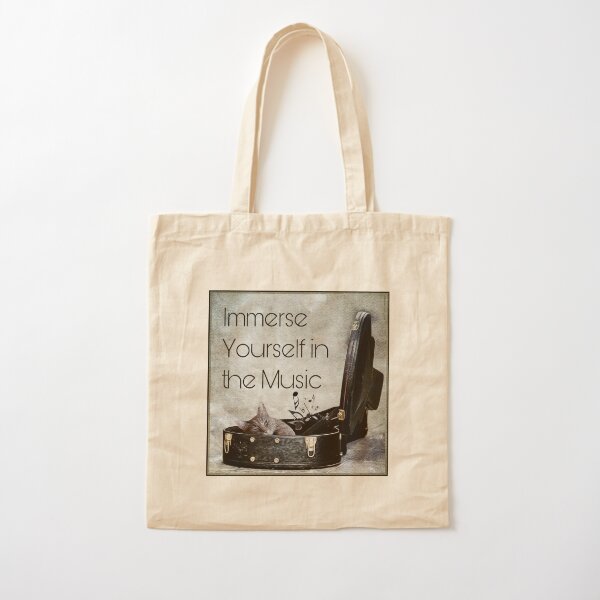 Milonga Cat - Immerse Yourself in the Music Cotton Tote Bag