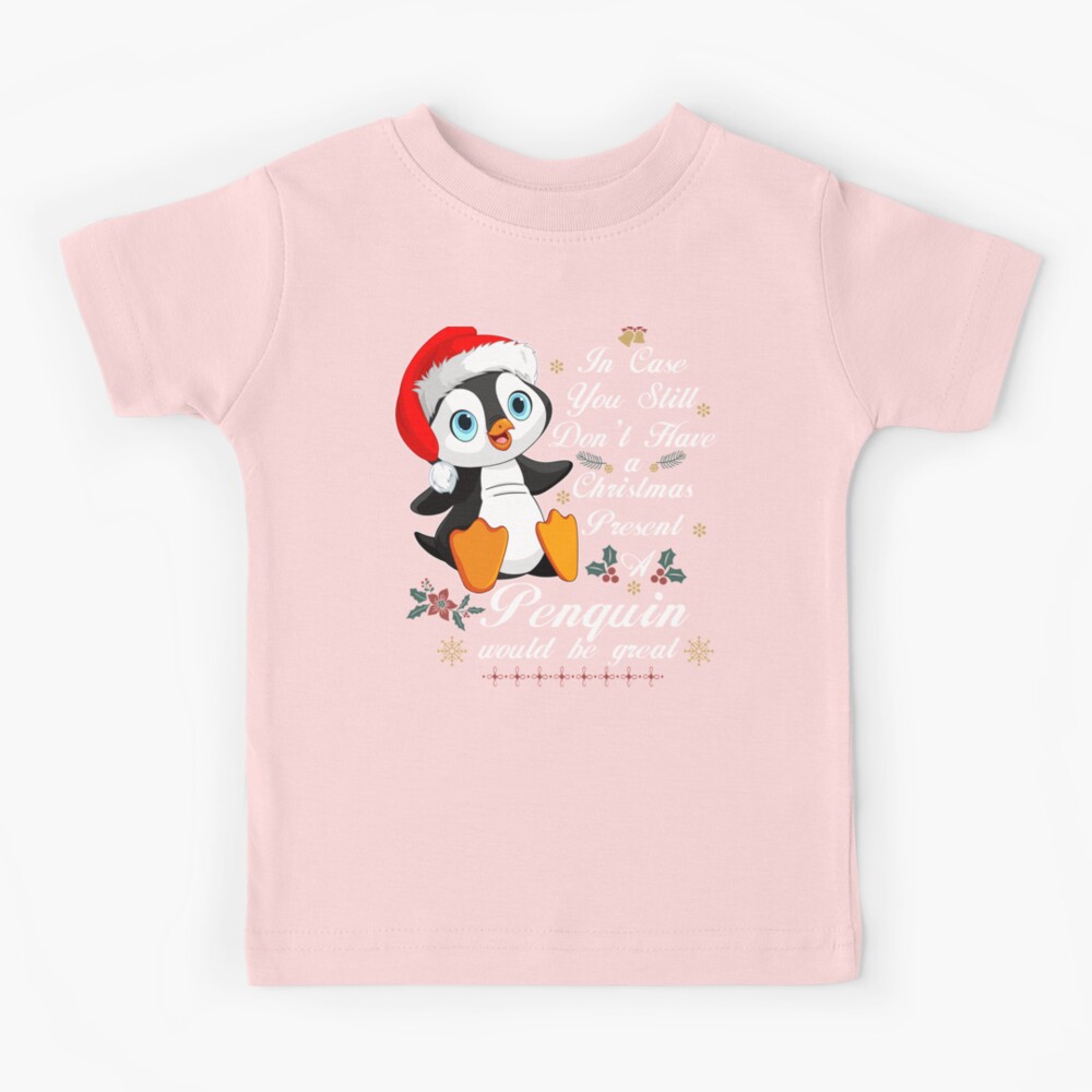 White Christmas Cute Santa Penguin Chrismas Shirt