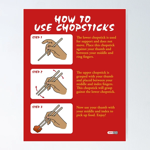 How to handle sale chopsticks