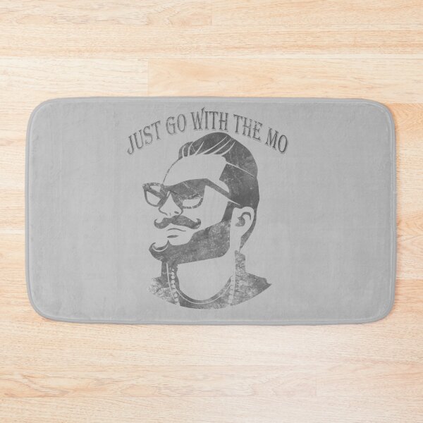 Item preview, Just Go With The Mo - vintage design perfect for November designed and sold by luvaduck.