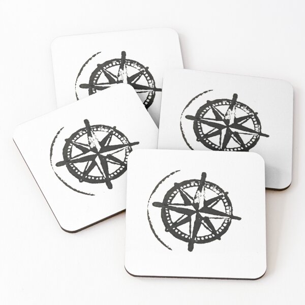 Item preview, Compass Face Stamp designed and sold by willowwacks.