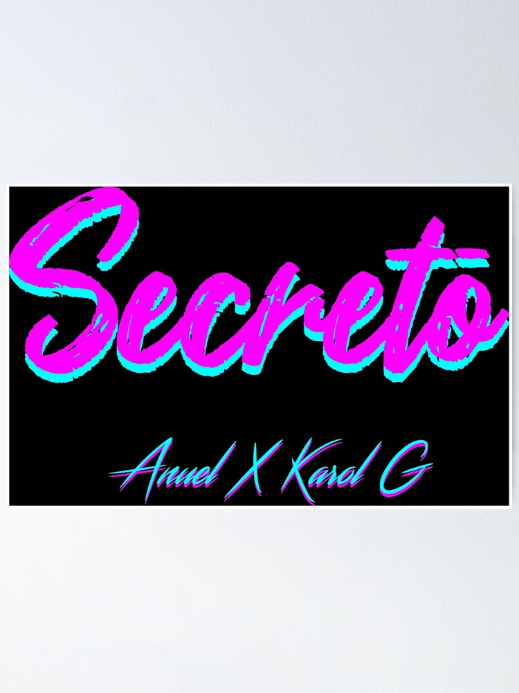 Manta con la obra «Secreto Anuel x Karol G Miami» de RosedesignArt