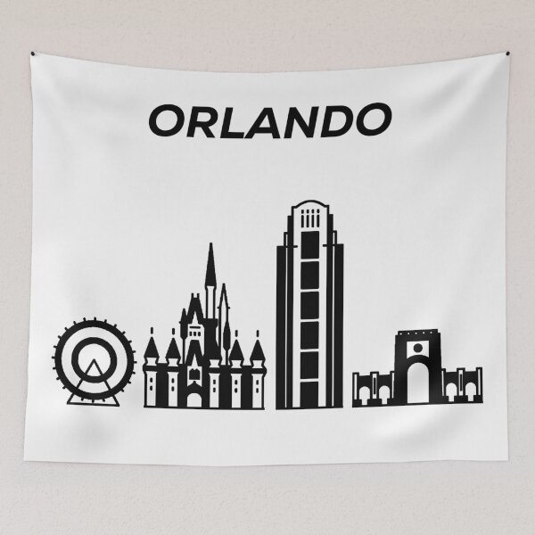 Artikelvorschau, Orlando Skyline, Florida, USA entworfen und verkauft von marosharaf.