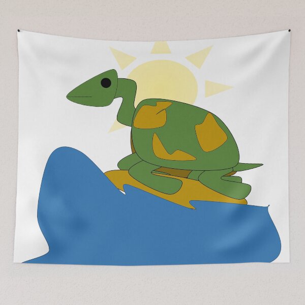 Item preview, Turtle On A Surfboard designed and sold by Musketeer07.