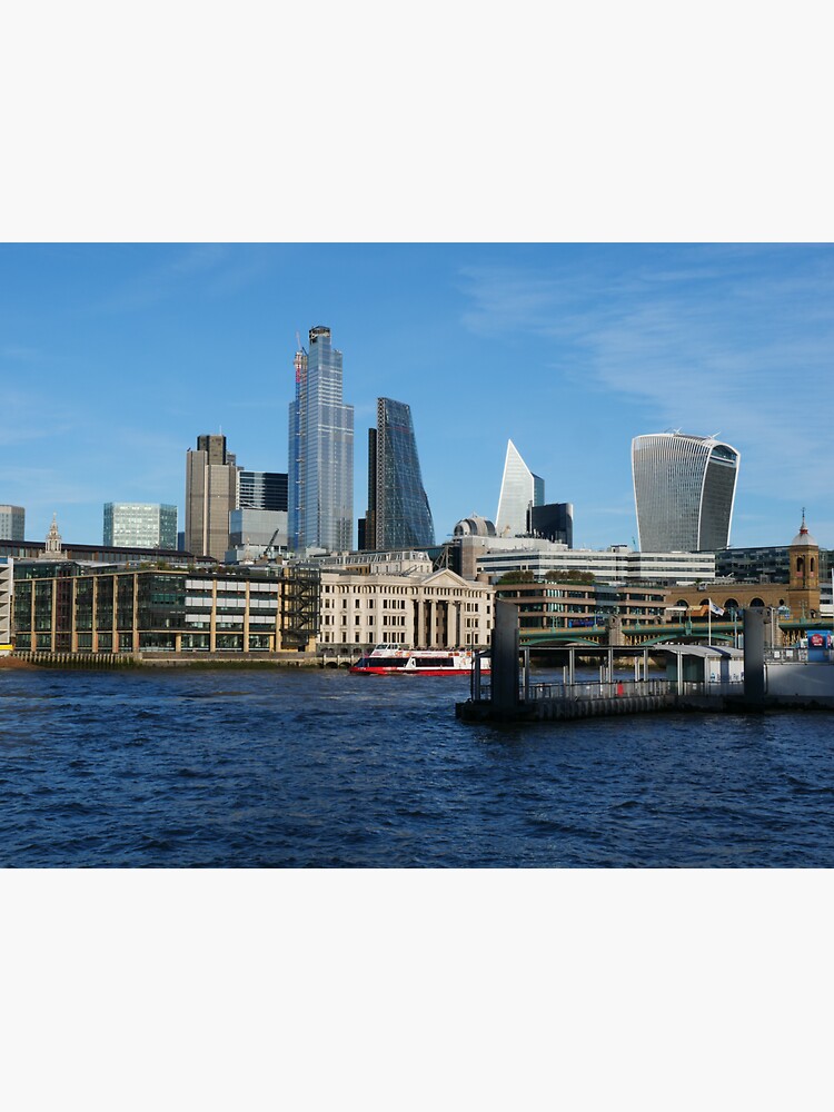 Thumbnail 3 of 3, Sticker, London skyline and city on the move designed and sold by santoshputhran.