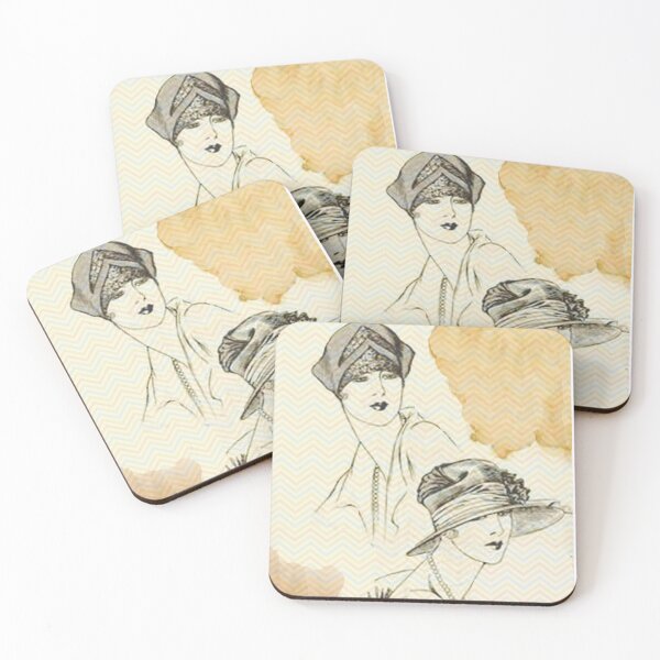 Item preview, Vintage Flapper ladies designed and sold by wildseadesign.