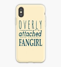 Vinilo o funda para iPhone overly attached fangirl #blue