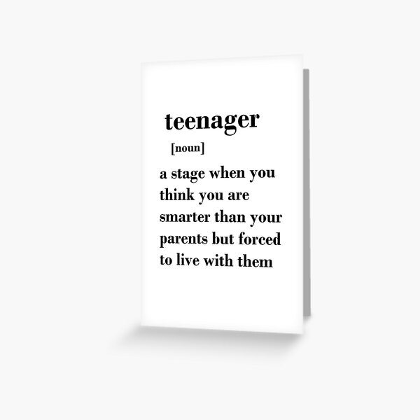 Item preview, Teenager funny quote definition  designed and sold by appaart.