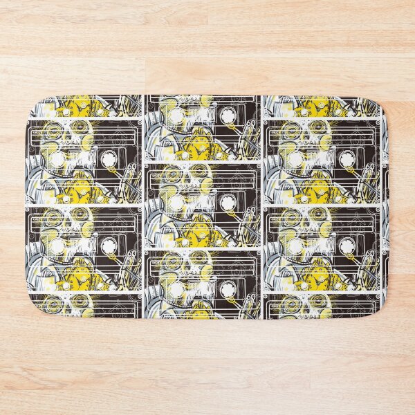 Item preview, pop-art tape cassette zombie clock maker designed and sold by Gammaraybots.