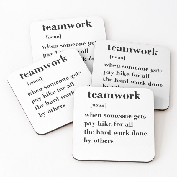 Item preview, Teamwork funny quote definition  designed and sold by appaart.