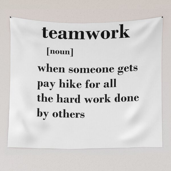 Item preview, Teamwork funny quote definition  designed and sold by appaart.