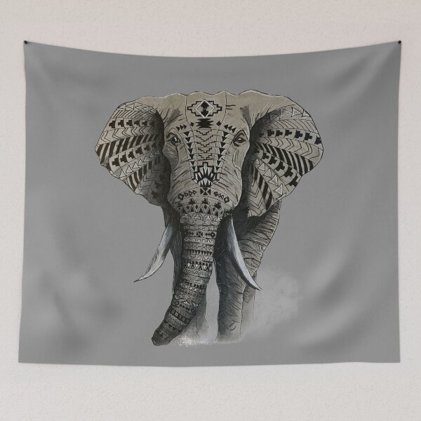 Item preview, Running elephant designed and sold by Danella Tutt.