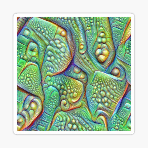 Abstraction #DeepDream Sticker