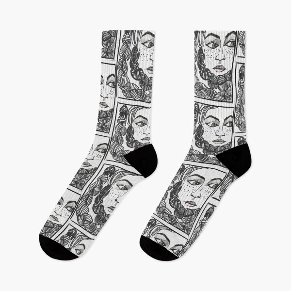 Item preview, The Look - hand painted old school sketch designed and sold by ArtIssa.